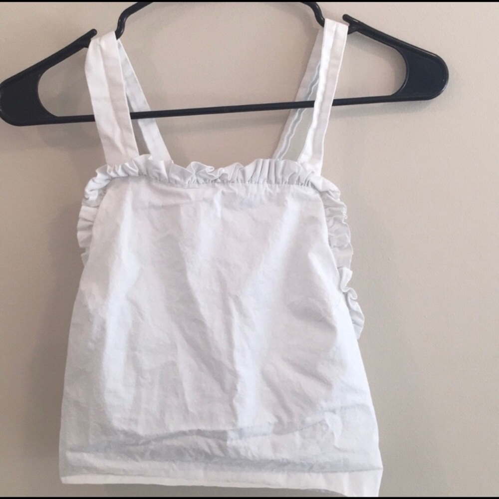 Poplin crop top
